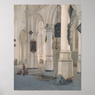 Póster Interior da igreja