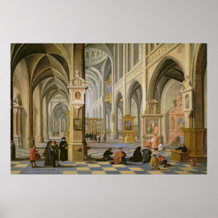 Póster Interior da igreja
