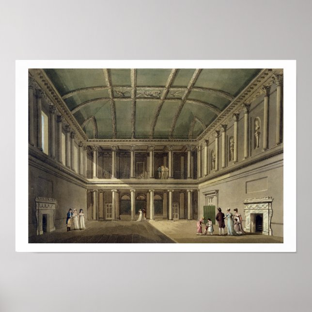 Póster Interior da Sala de concertos, de 'Bath Ilustrado  (Frente)