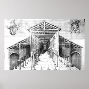 Póster Interior de St Peter idoso, Roma