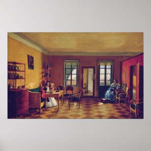 Póster Interior de um sótão
