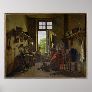 Póster Interior de uma cozinha, 1815