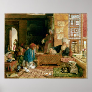 Poster Interior de uma escola, o Cairo