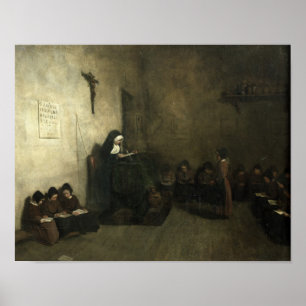 Póster Interior de uma escola para meninas orfandades,