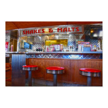 Interior do Iggy's Diner, Carthage, Missouri