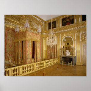 Póster Interior do quarto de Luís XIV, 1701-23