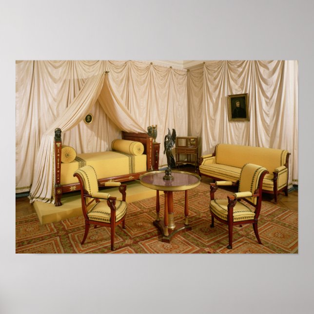 Póster Interior do quarto de Napoleão I 1800-03 (Frente)