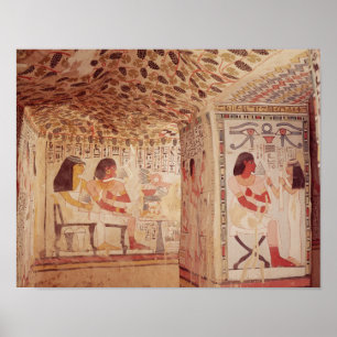 Póster Interior do túmulo de Sennefer, reino novo