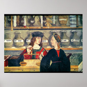 Póster Interior of a Pharmacy