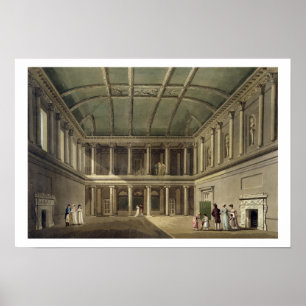Póster Interior of Concert Room, from 'Bath Illustrated b