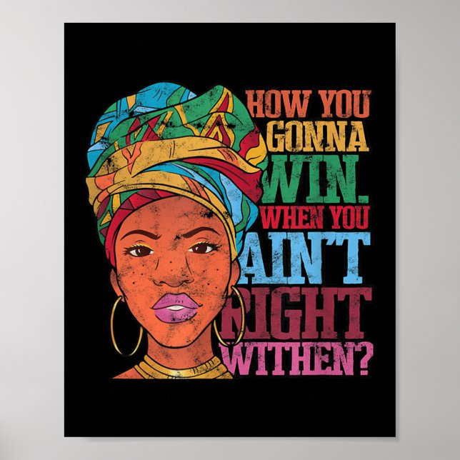 Poster Interior - Vitória - Verdade Uni-adultos - Preto - (Frente)