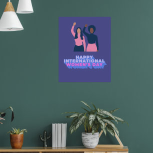 poster internacional das mulheres