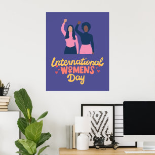 poster internacional das mulheres