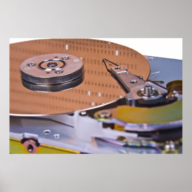 Poster Internais de uma unidade de disco de duro (Frente)