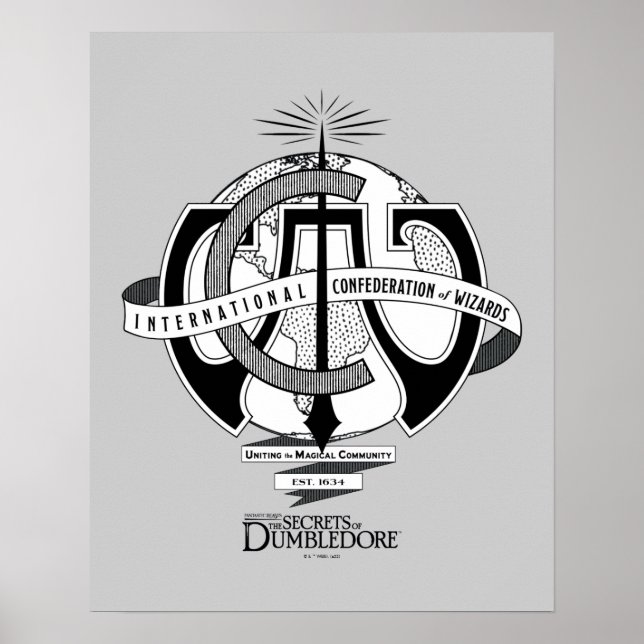 Poster International Confederation of Wizards Logo (Frente)