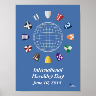 Póster International Heraldry Day 2014