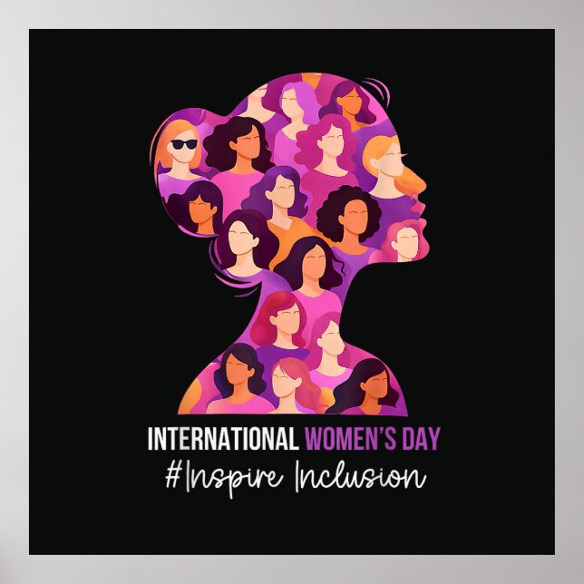 Poster International Women's Day 8 March  (Frente)