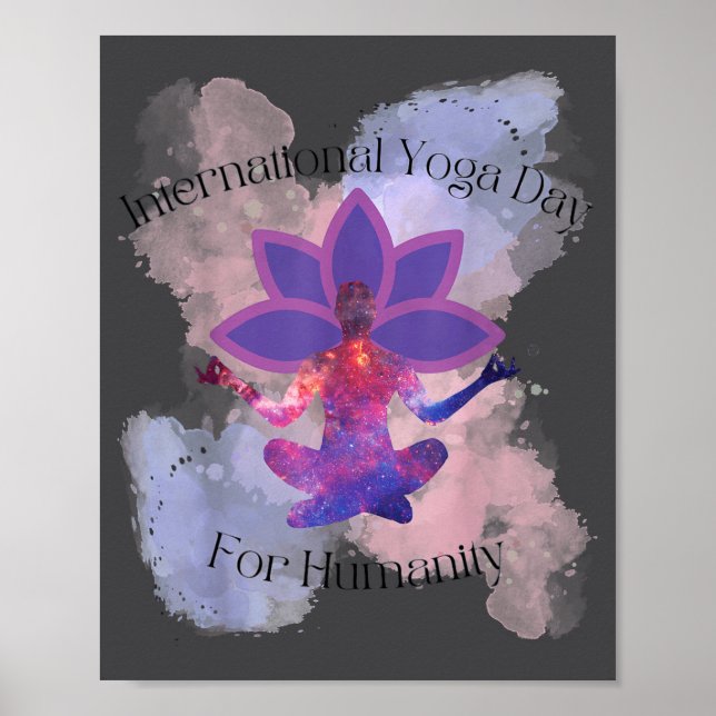Poster International Yoga Day For Humanity  (Frente)
