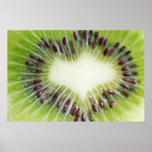 Poster interno da fruta de quivi
