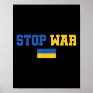Poster Interromper a Primeira Guerra com a Ucrânia e apoi