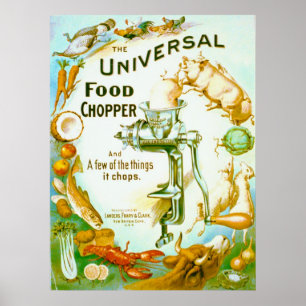 Póster Interruptor inversor universal 1897 da comida