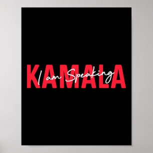 Poster Intervenção de Kamala Harris Vice-Presidente Debat