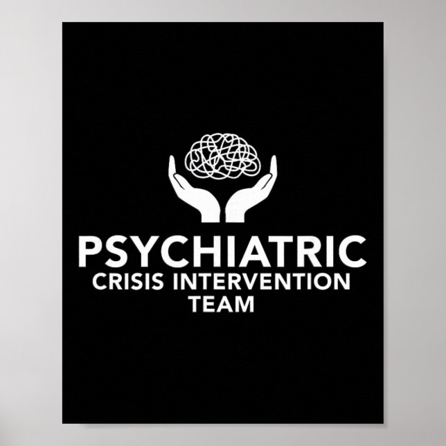 Poster Intervenção em Crise de Saúde Mental e Comportamen (Frente)