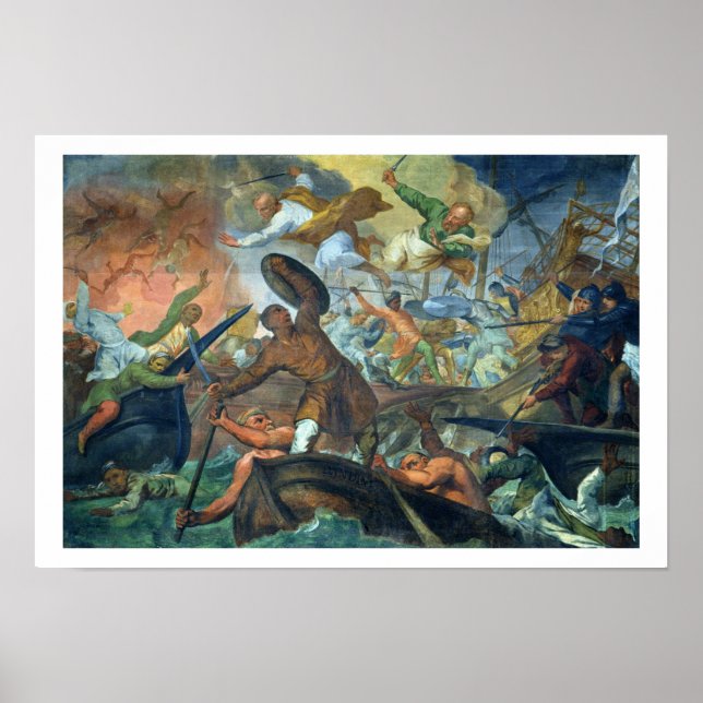 Póster Intervenção milagrosa de S. Pedro e Paulo i (Frente)