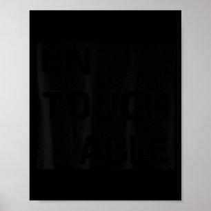 Poster Intocável _ Trabalho Motivacional Insracional Posi