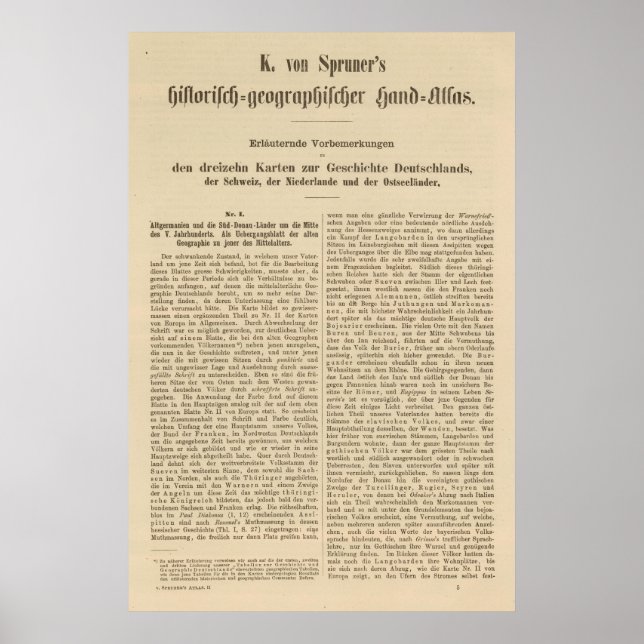 Póster Introdução 1415 Tafel der Karte XII (Frente)