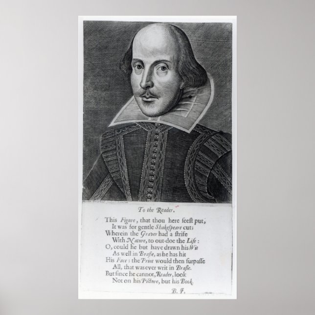 Póster Introdução, "Sr. William Shakespeares (Frente)