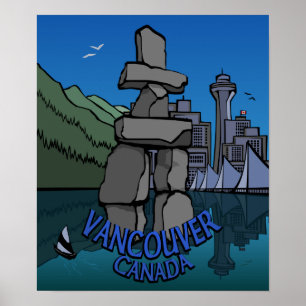Poster Inukshuk, 1ª Nação, Decoração inicial