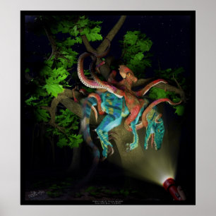 Póster Invasão #1 do oceano: Arborealus do polvo