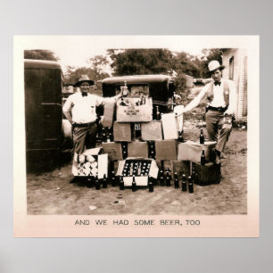 Poster Invasão da cerveja da proibição, Kilgore, TX 19