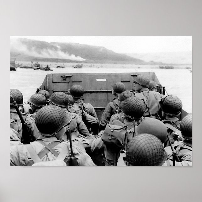 Poster Invasão da Normandia - 6 de junho de 1944 (Frente)