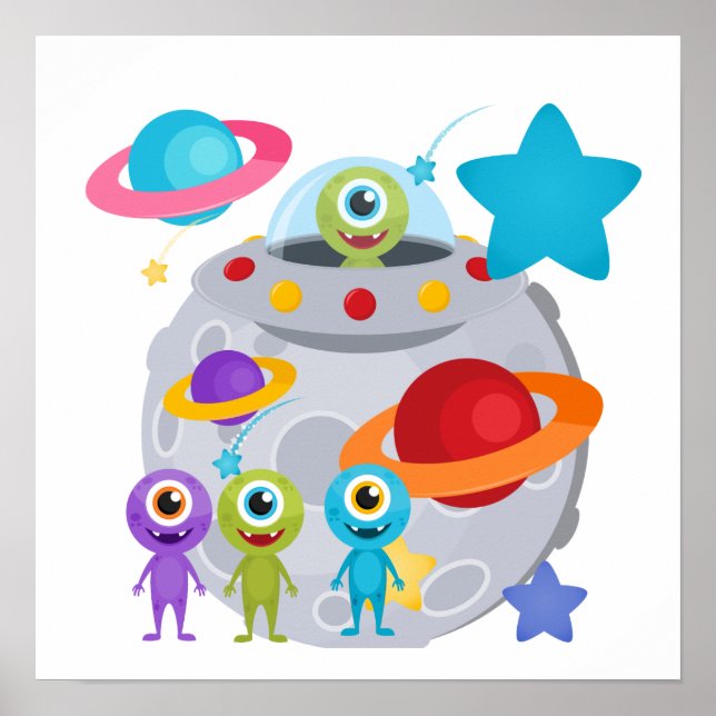 Póster Invasão de alienígena (Frente)