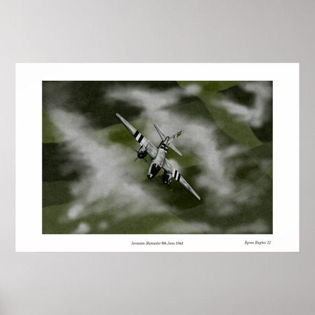 Póster Invasão Marauder 1944 (Frente)