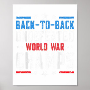 Poster Invencível Dois Campeões da Guerra Mundial 4 De Ju