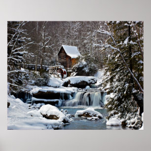 Póster Inverno 2010 de Gristmill da angra do Glade