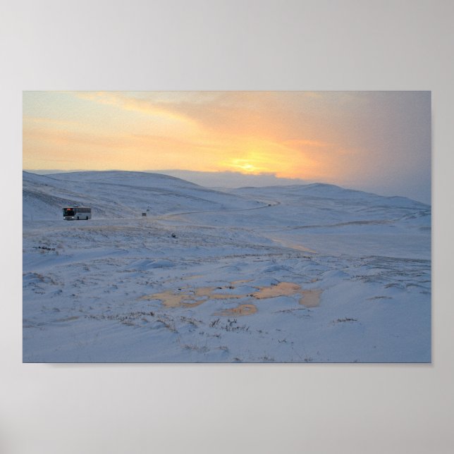 Poster Inverno da Noruega (Frente)