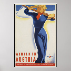 Póster Inverno em Áustria