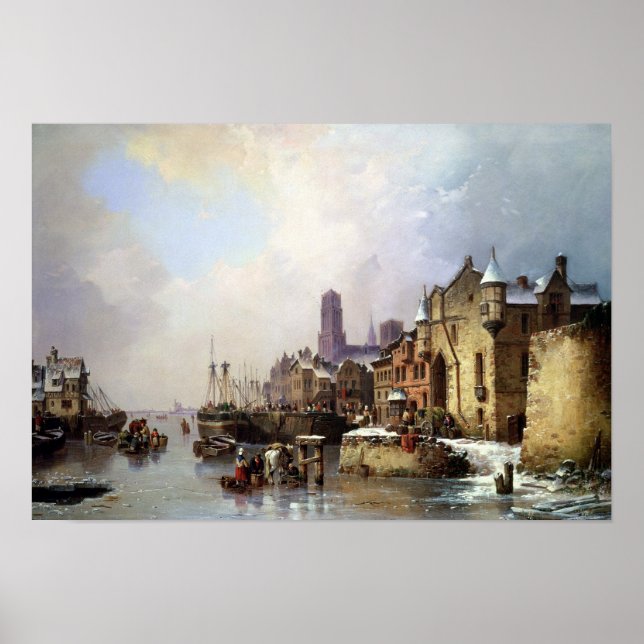 Póster Inverno em Konigsberg (Frente)