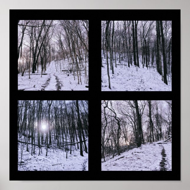 Poster Inverno em Quatro Cenas (Frente)
