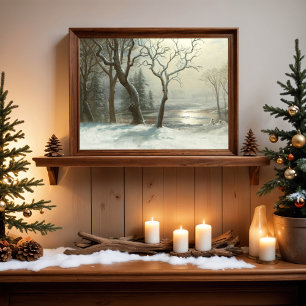 Poster Inverno em Yosemite por Albert Bierstadt