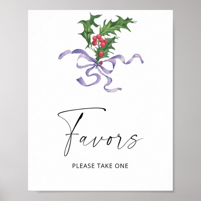 Poster Inverno - favores, por favor, pegue um pôster (Frente)