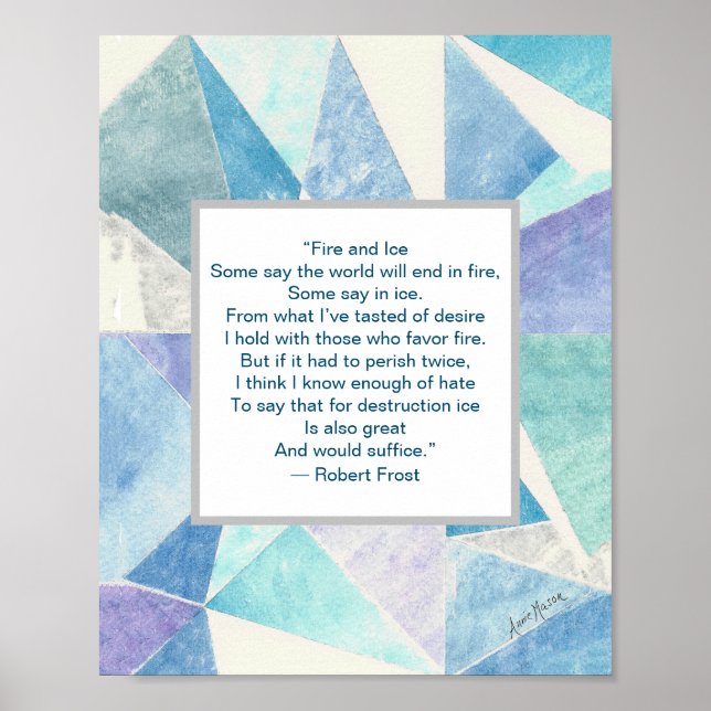 Poster Inverno iluminado (Frente)