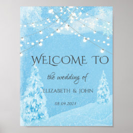Poster Inverno Maravilhoso, Casamento de Pinheiro