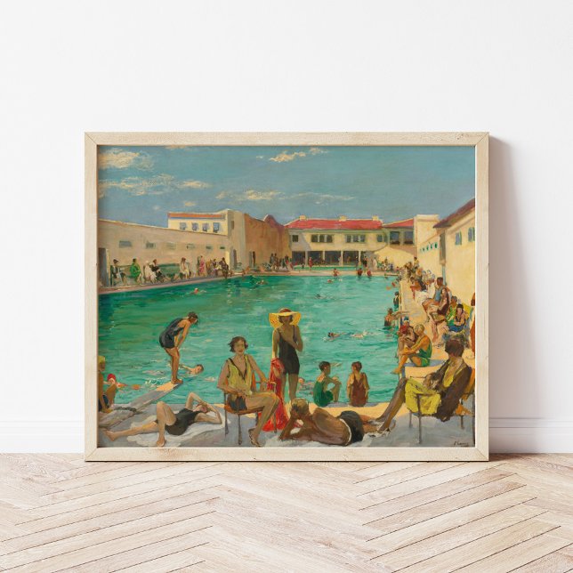 Poster Inverno na Flórida | Sir John Lavery (Criador carregado)