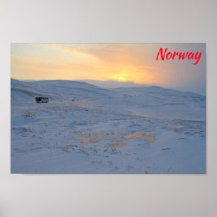 Poster inverno na Noruega