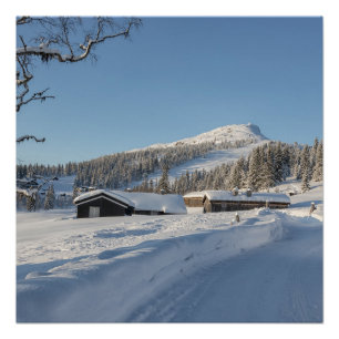 Póster Inverno na Noruega